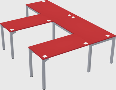 L-shaped desk