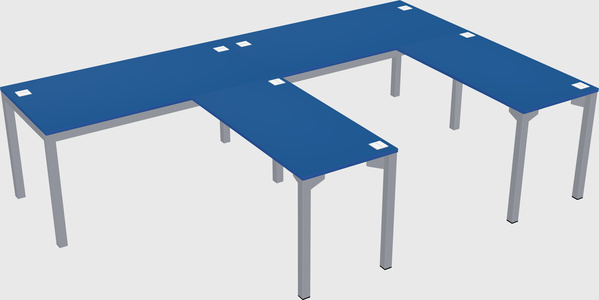 L-shaped desk