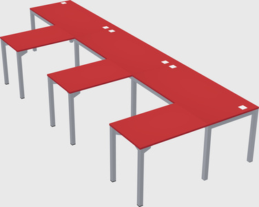 L-shaped desk
