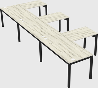 L-shaped desk