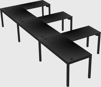 L-shaped desk