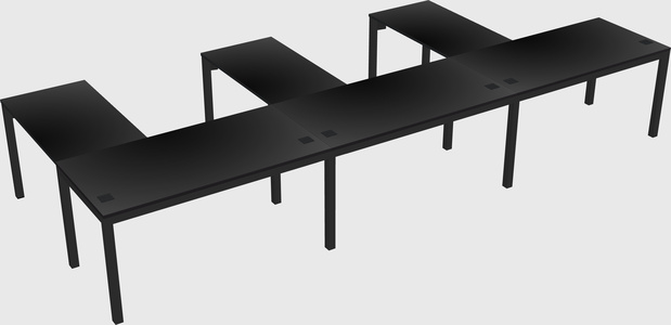 L-shaped desk