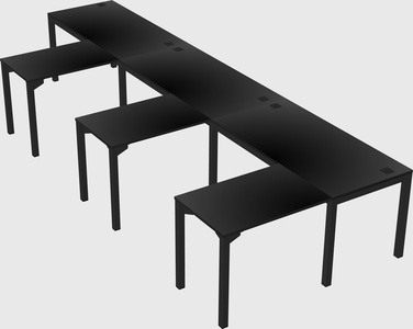 L-shaped desk