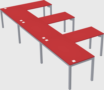 L-shaped desk