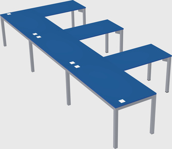 L-shaped desk