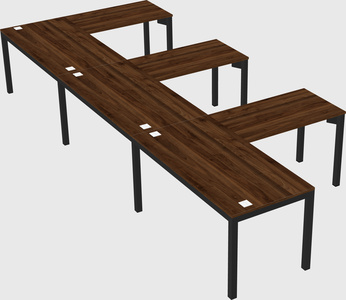 L-shaped desk