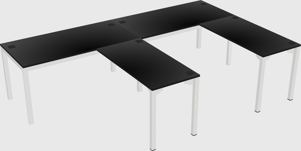 L-shaped desk
