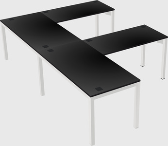 L-shaped desk