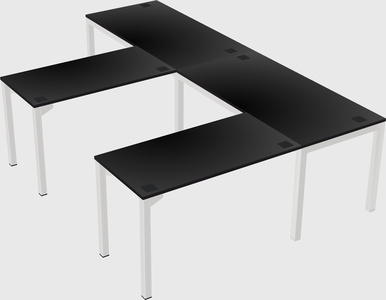 L-shaped desk