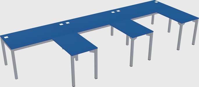 L-shaped desk