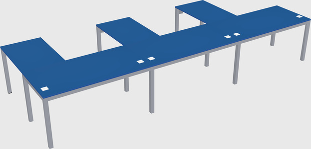 L-shaped desk