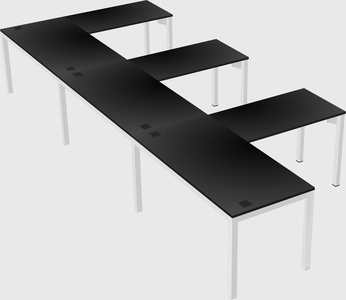 L-shaped desk