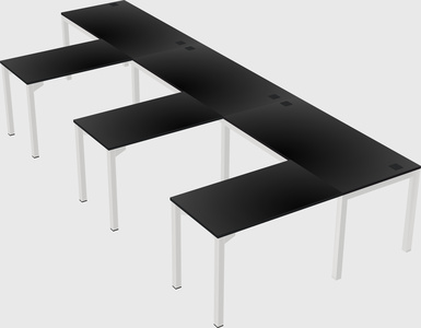 L-shaped desk