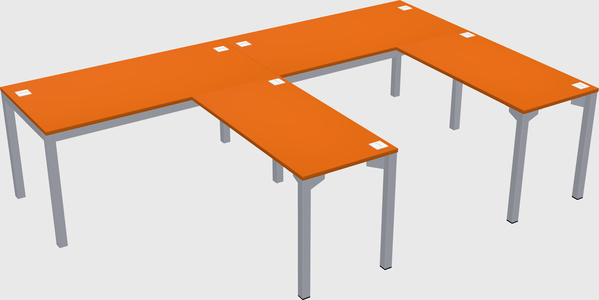 L-shaped desk