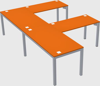 L-shaped desk