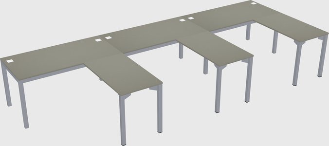 L-shaped desk