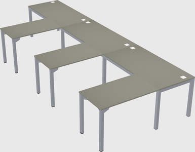 L-shaped desk