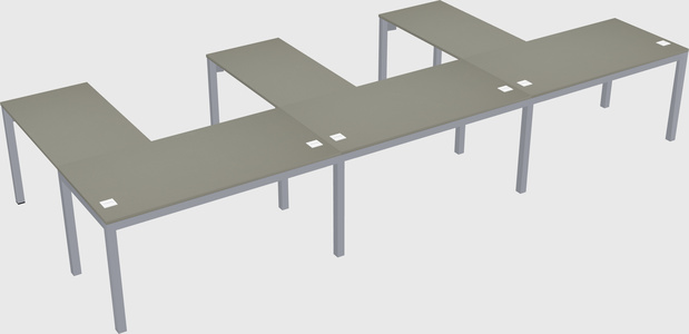 L-shaped desk
