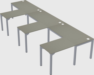 L-shaped desk