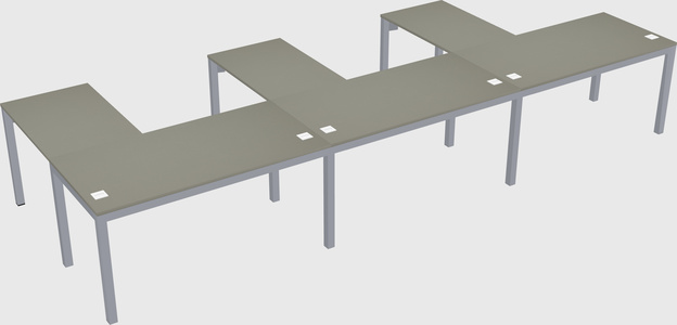 L-shaped desk