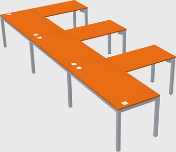 L-shaped desk