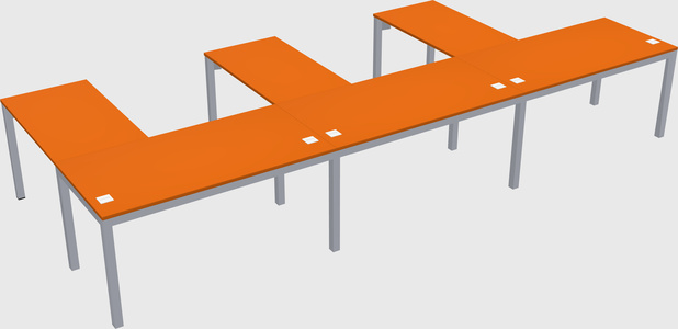 L-shaped desk
