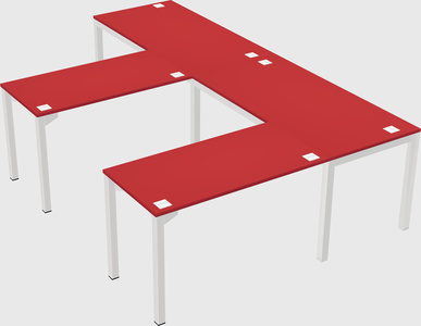 L-shaped desk