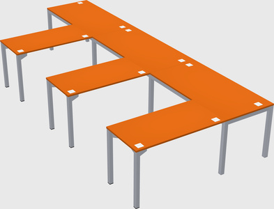 L-shaped desk