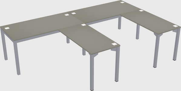 L-shaped desk
