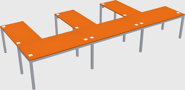 L-shaped desk