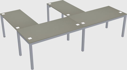 L-shaped desk