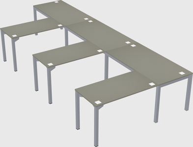 L-shaped desk