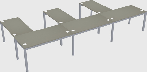 L-shaped desk