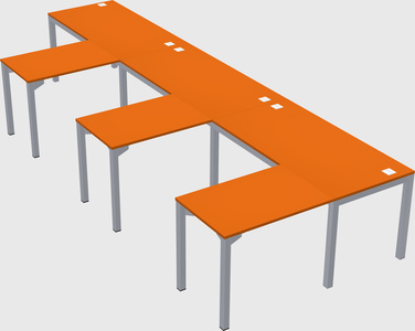 L-shaped desk