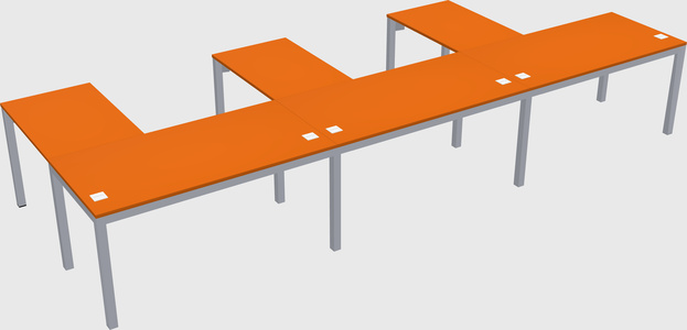 L-shaped desk