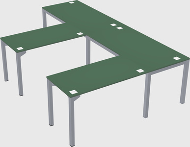 L-shaped desk