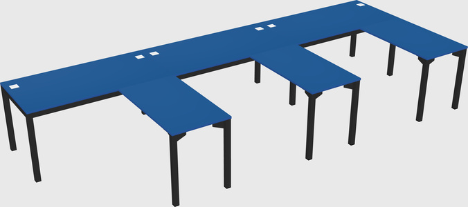L-shaped desk