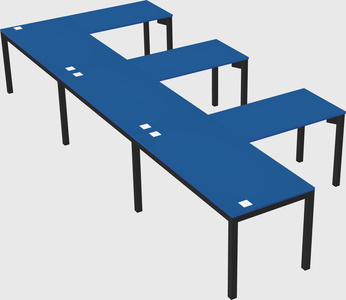 L-shaped desk