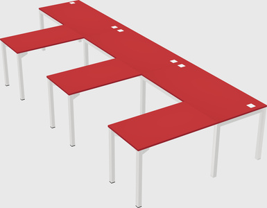 L-shaped desk