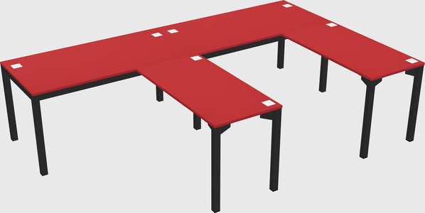 L-shaped desk