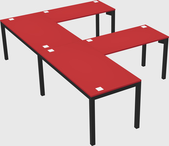 L-shaped desk