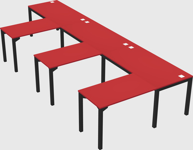 L-shaped desk