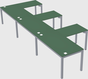 L-shaped desk