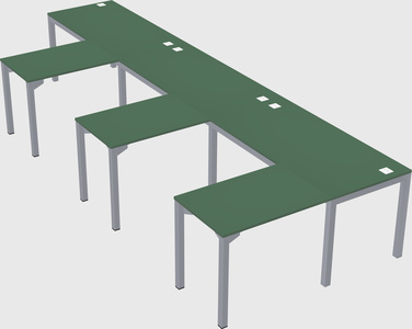 L-shaped desk