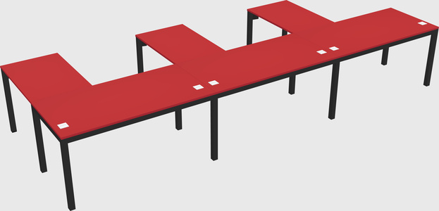 L-shaped desk