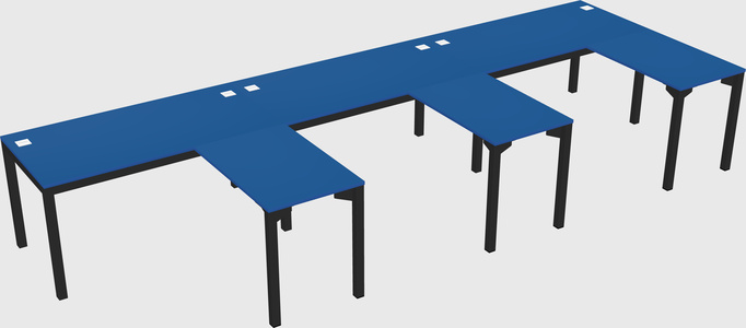 L-shaped desk