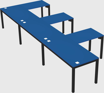 L-shaped desk