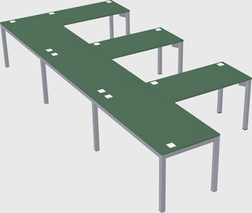 L-shaped desk