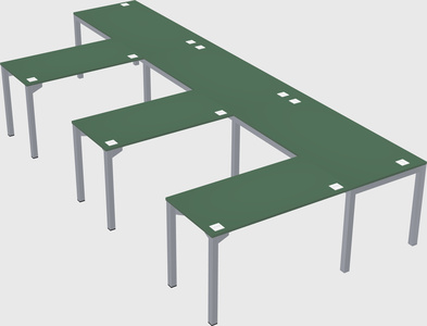 L-shaped desk