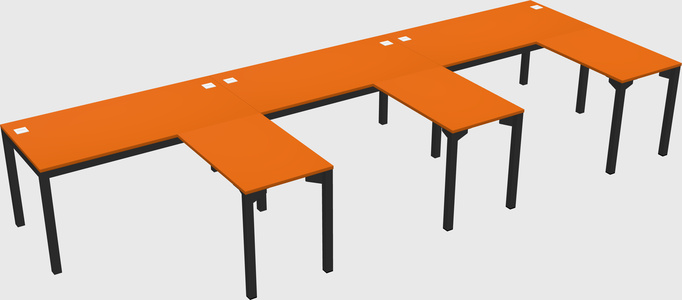 L-shaped desk